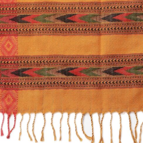 Weavers Villa Unisex Kullu Handloom Meditation Shawl, Wrap, Oversize Scarf, Stole in Saudi Arabia