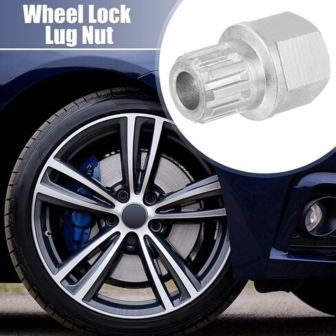 X AUTOHAUX 56/11PT قفل العجلة مفتاح صامولة عروة مكافحة سرقة قفل العجلة الجوز المسمار إزالة مفتاح لشركة فولكس فاجن لأودي in Saudi Arabia