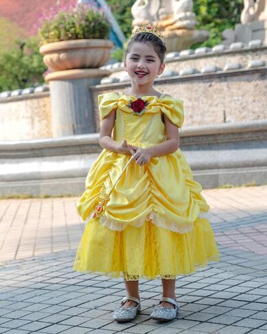TYHTYM Princess Costumes Little Girls Dress Up Cosplay Fancy Halloween Christmas Party 2-13T in Saudi Arabia