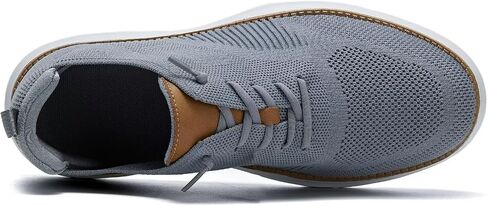 Mens Oxfords Casual Fashion Slip on Shoes Dress Business Sneakers Mesh Work Comfortable Lightweight Soft Sole in Kuwait