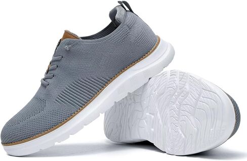 Mens Oxfords Casual Fashion Slip on Shoes Dress Business Sneakers Mesh Work Comfortable Lightweight Soft Sole in Kuwait