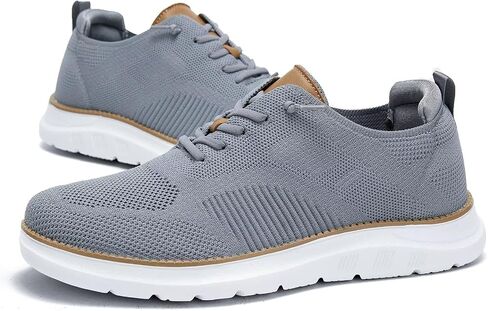 Mens Oxfords Casual Fashion Slip on Shoes Dress Business Sneakers Mesh Work Comfortable Lightweight Soft Sole in Kuwait