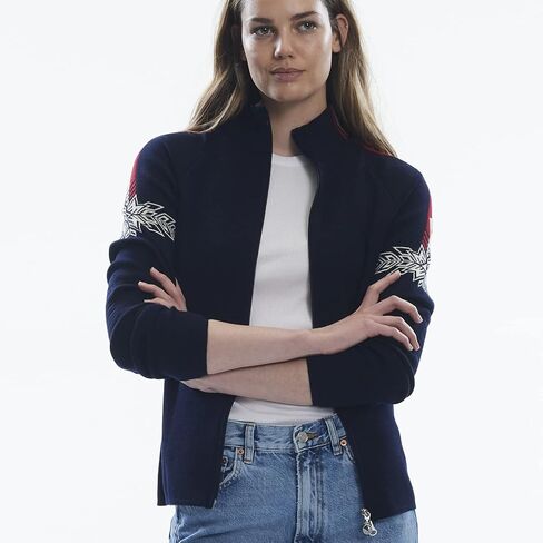 سترة صوفية نسائية من Dale of النرويج سبيريت - سترة صوف ميرينو 100% - سترة صوفية نسائية - سترة تزلج رياضية للسيدات in Kuwait