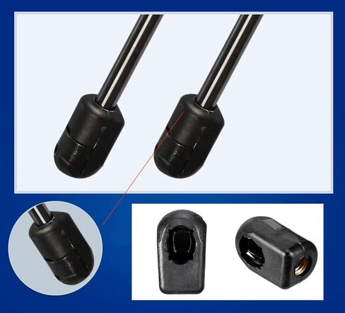 KEMANI 4404،18 بوصة 38lb/169N دعامة دعامة للصدمات D95063 دعم الرفع لشاحنة التخييم وغطاء مقطورة باب RV غطاء نافذة تونيو غطاء صندوق تخزين باب المنزل، مجموعة من 2 in Saudi Arabia
