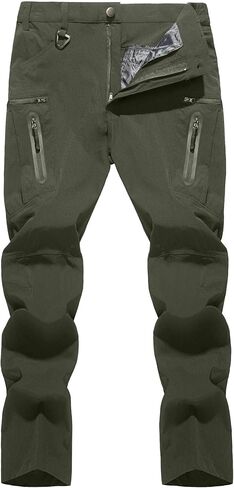 TACVASEN Men's Tactical Pants, Water Resistant 8 Pockets Cargo Hiking Pants, Lightweight Work Pants for Men Construction in Saudi Arabia
