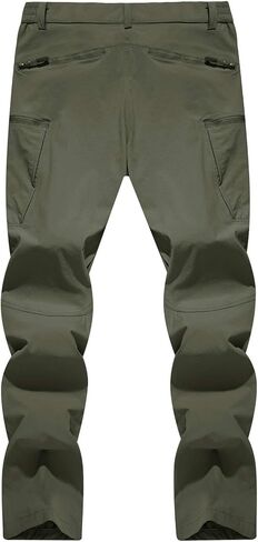 TACVASEN Men's Tactical Pants, Water Resistant 8 Pockets Cargo Hiking Pants, Lightweight Work Pants for Men Construction in Saudi Arabia