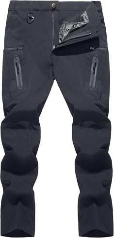 TACVASEN Men's Tactical Pants, Water Resistant 8 Pockets Cargo Hiking Pants, Lightweight Work Pants for Men Construction in Saudi Arabia