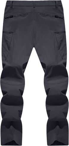 TACVASEN Men's Tactical Pants, Water Resistant 8 Pockets Cargo Hiking Pants, Lightweight Work Pants for Men Construction in Saudi Arabia