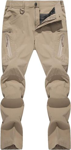 TACVASEN Men's Tactical Pants, Water Resistant 8 Pockets Cargo Hiking Pants, Lightweight Work Pants for Men Construction in Saudi Arabia