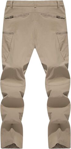 TACVASEN Men's Tactical Pants, Water Resistant 8 Pockets Cargo Hiking Pants, Lightweight Work Pants for Men Construction in Saudi Arabia