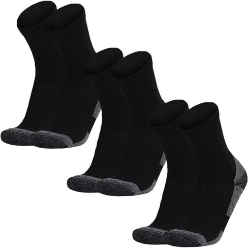 Merino Wool Socks Thick Warm Hiking Socks Cushioned Thermal Crew Socks for Hiking & Journeys for Men and Women in Kuwait