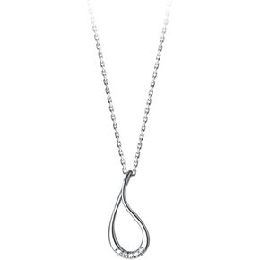 Crystal Infinity Pendant Necklace for Women Girls 925 Sterling Silver Minimalist Love Statement Charms Link Chain Choker Necklaces Fashion Eternity Wedding Christmas Birthday Jewelry Gift 18 Inches