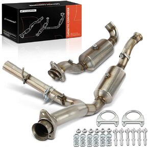 A-Premium 2-PC Left and Right Catalytic Converter Kit Direct-Fit Compatible with Ford F-150 2015 2016 2017 2018 2019 2020 3.5L, Turbocharged, E.P.A. Compliant