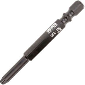 ENGINEER DBZ-20 4-in-1 Socket Screw Extractor Set (105mm x 6.35mm) with Bit Sizes 2~5mm for Damaged Screws: Hex Socket of Cap Bolt, Countersunk or Button Head (Made in Japan)