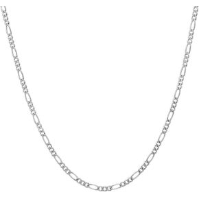 Verona Jewelers 925 Sterling Silver chain1.8mm Classic Figaro Chain for- Anklet Necklace and Bracelet made in italy