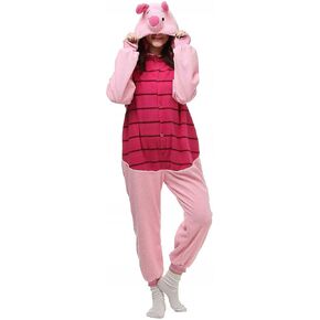 Halloween Onesies Pig Adult Unisex Cosplay Animals Pajamas Costumes Xmas