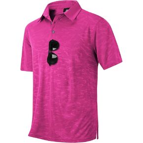 SWISSWELL Men's Polo Shirts Short Sleeve Performance Cationic Golf Shirts Collared Athletic Shirts