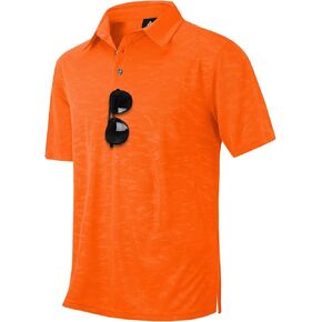 SWISSWELL Men's Polo Shirts Short Sleeve Performance Cationic Golf Shirts Collared Athletic Shirts