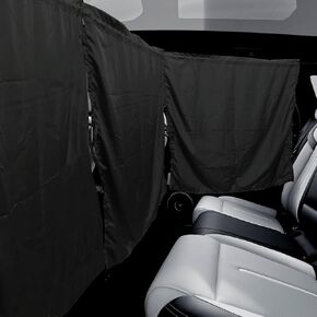 Set of 3 Car Privacy Curtains-95% Light Blocking Car Window Shades,1 Privacy Divider Curtains & 2 Side Window Covers, Suitable for Camping Sleep Children Travel car, SUV Accessories car Curtains
