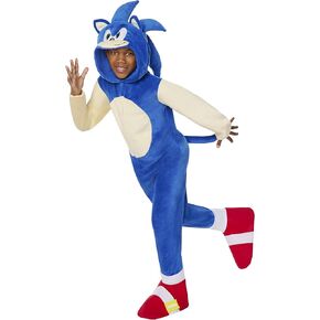 Spirit Halloween Sonic the Hedgehog Kids Sonic Costume | Officially Licensed | Jumpsuit Outfit | Video Game Cosplay