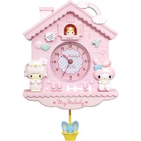 Kids Wall Clock 12 Inch Cartoon Swing Girls Children Wall Clock Quartz Clock Home Decro for Bedroom