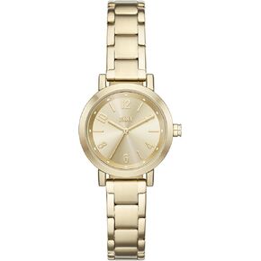 DKNY Women's Soho Three-Hand Gold-Tone Stainless Steel Watch (Model: NY6694)
