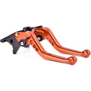 Rawsomes Short Brake Clutch Levers for Kawasaki Ninja 300/Z300 2013-2017, Ninja 400 2018-2020, Ninja 125 2019, KLX230/R 2020-2021,Ninja 250R 2008-2012, Z250 2013-2014, Z125 pro 2015-2020, 250/300X