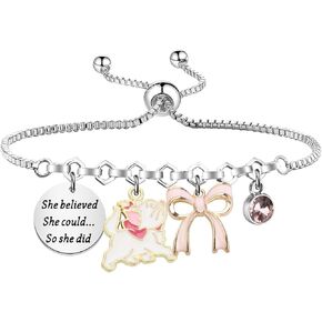 PLITI Marie Cat Movie Gift Marie Cat Lover Gift Marie Ladies Gift She Believed She Could So She Did Marie Cat Bracelet
