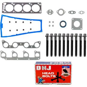 DNJ HGB448 Cylinder Head Gasket set with Head Bolt Kit For 1995-1998 Ford Ranger 2.3L 140cid L4 SOHC