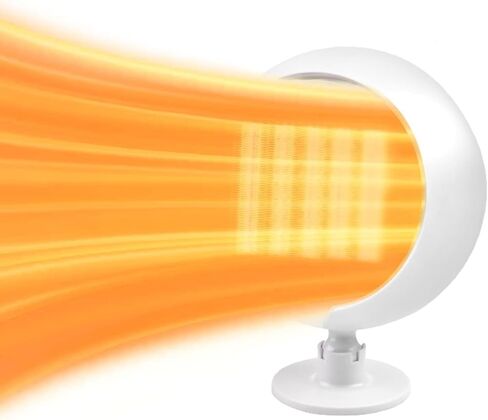 مزيل صقيع وسخان السيارة بقدرة 150 وات 12 فولت مع مروحة تبريد، تسخين سريع ودوران 360 درجة، تصميم إضافي in Kuwait