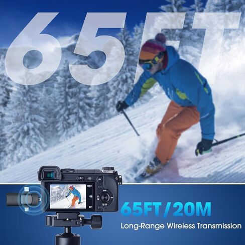 ميكروفون Lavalier لاسلكي لهاتف iPhone 15، وهواتف Android، والكمبيوتر المحمول، والكمبيوتر الشخصي، وميكروفون صغير احترافي مع تقليل الضوضاء، وميكروفون على شكل طية صدر السترة لمدونة الفيديو، والمقابلات، والبث المباشر، وTikTok، وYouTube، وعبوتين in Kuwait