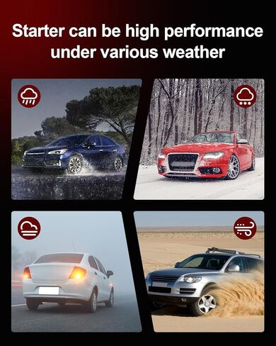 جديد Stater متوافق مع GMC لـ C3500HD 5.7L 1994 لـ GMC لـ C2500 5.7L 1994-1995 1998-2000 لـ GMC لـ Savana 1500 5.0L 2000-2002 1.7kW/12 Volt GDSMOTU كاتب استبدال 10465167 6449 ن in Saudi Arabia