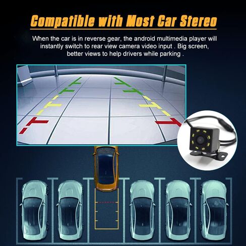 Car Backup Parking Camera Rear View Reverse Camera for Stereo Radio Navi in Saudi Arabia