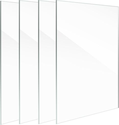 8x10 Glass Replacement Sheets for Picture Frame Set of 4, 8 by 10 Real High-Definition Glass Cover in Kuwait