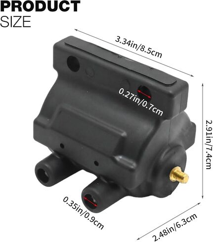 31609-65A 5.0 OHM ملف الإشعال، بديل لـ Harley-Davidson 1000 Sportster - XLCH XLH1972-1979 بديل لـ Harley-Davidson XLH 883 Hugger 1987-2003، يستبدل 31609-65A in Saudi Arabia
