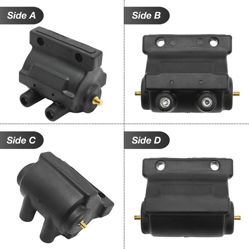 31609-65A 5.0 OHM ملف الإشعال، بديل لـ Harley-Davidson 1000 Sportster - XLCH XLH1972-1979 بديل لـ Harley-Davidson XLH 883 Hugger 1987-2003، يستبدل 31609-65A in Saudi Arabia