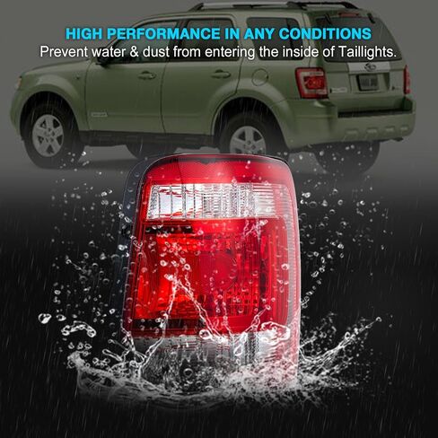 مجموعة ضوء الذيل لسيارة Ford Escape 2008-2012 الضوء الخلفي OE لاستبدال FO2801210 8L8Z13404A جانب الركاب in Kuwait