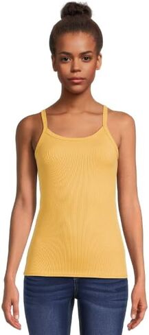 No Boundaries Juniors' Ribbed Cami in Kuwait