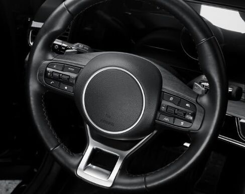 YOUTOOCAR Wood Grain Steering Wheel Cover Trim Compatible with Kia Sportage 2023-2025 Accessories in Saudi Arabia