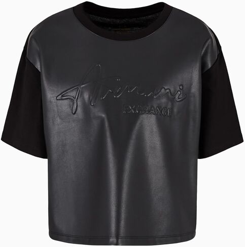 شعار Armani Exchange النسائي ذو المظهر الجلدي المنقوش in Saudi Arabia