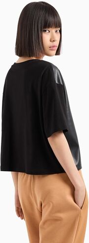 شعار Armani Exchange النسائي ذو المظهر الجلدي المنقوش in Saudi Arabia