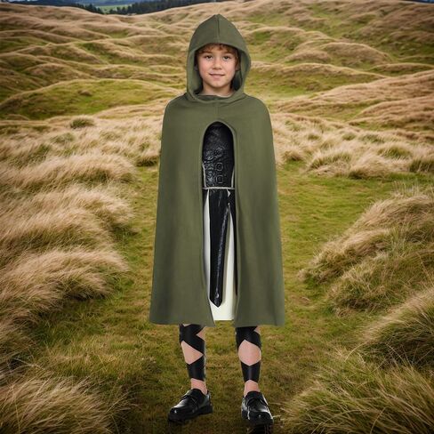 Halloween Hooded Cloak Cape Unisex Kids Cosplay Costume for Halloween Christmas Party in Saudi Arabia