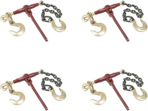 Mytee Products Ratchet Pro Binder w/ 3/8" Grab & 1/2" Sling Hook, & 2' G8 Chain & 1/2" Sling Hook, 7100 WLL, in Kuwait