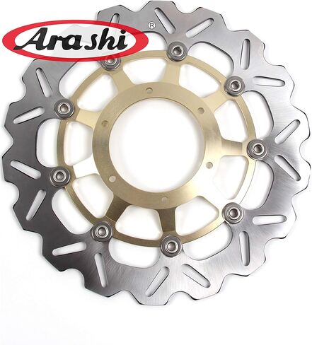 Arashi قرص فرامل الدوارات الأمامية والخلفية لهوندا CBR600RR 2003-2015 CBR1000RR 2004-2005 دراجة نارية استبدال الملحقات الذهب in Kuwait