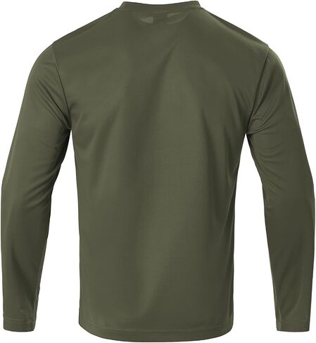 LeeHanTon Mens Active Athletic T-Shirts Quick Dry Crew Neck Tees Fishing Hiking Long Sleeve Shirt Multipack in Kuwait