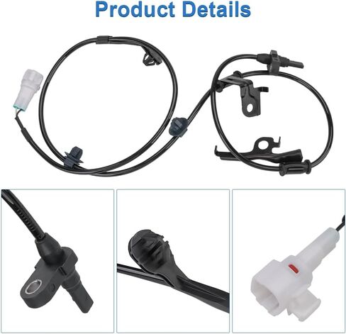 2 Pcs Front ABS Wheel Speed Sensors Compatible with Toyota Yaris 1.5L L4 2006 2007 2008 2009 2010 2011, Compatible with Scion xD 1.8L L4 2008 2009, Replacement for 89543-52030, 89542-52030 in Kuwait