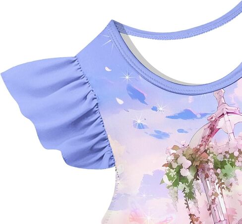 Girl Kids Princess Dress Toddler Cartoon Dresses Summer Casual Playwear Outfits 2-9Y in Saudi Arabia