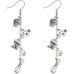 FAADBUK Baker Dangle Earring Baking Lover Gift Pastry Chef Gift Baker Thank You Gift