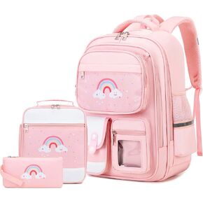 3PCS Boys Backpack, Kids Backpack for Boys with Lunch Box Pencil Case, Cool Shark Backpack for Boys, Schoolbag Bookbag for Kindergarten Elementary Middle High School
