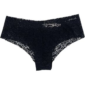 Victoria's Secret Pink Women's Lay Flat Lace Cheekster Panty